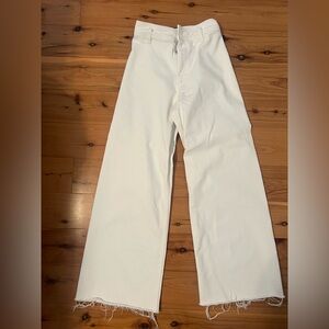 White high waisted Zara Jeans size 4